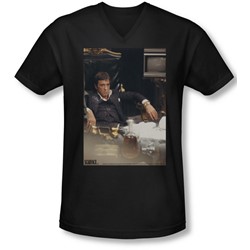 Scarface - Mens Sit Back V-Neck T-Shirt