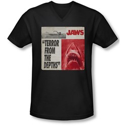 Jaws - Mens Terror V-Neck T-Shirt