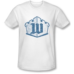 White Castle - Mens Monogram Slim Fit T-Shirt