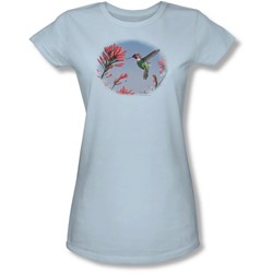 Wildlife - Juniors Annas Hummingbird  Sheer T-Shirt