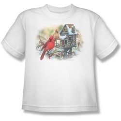 Wildlife - Big Boys Cardinals Rustic Retreat  T-Shirt