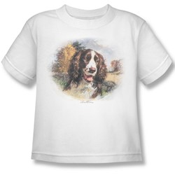 Wildlife - Little Boys Springer Spaniel Head T-Shirt