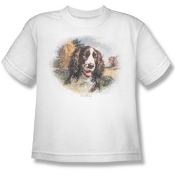 Wildlife - Big Boys Springer Spaniel Head T-Shirt