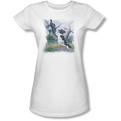 Wildlife - Juniors Springer With Pheasant  Sheer T-Shirt