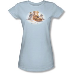 Wildlife - Juniors Playful Kittens  Sheer T-Shirt