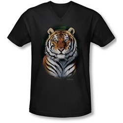 Wildlife - Mens Jungle Fire  V-Neck T-Shirt