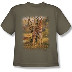 Wildlife - Big Boys Giraffe  T-Shirt