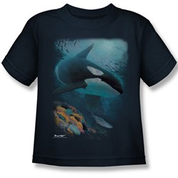 Wildlife - Little Boys Salmon Hunter Orca T-Shirt