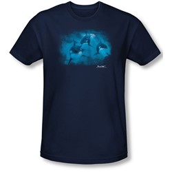 Wildlife - Mens Pod Of Orcas Slim Fit T-Shirt
