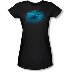 Wildlife - Juniors Pursuit Thru The Kelp Orca  Sheer T-Shirt