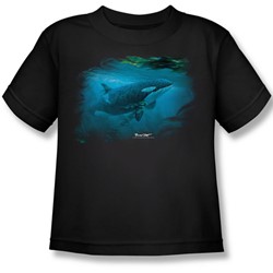 Wildlife - Little Boys Pursuit Thru The Kelp Orca T-Shirt