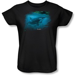 Wildlife - Womens Pursuit Thru The Kelp Orca T-Shirt