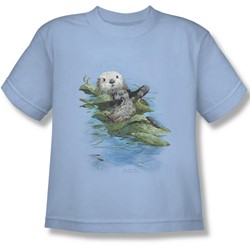 Wildlife - Big Boys Kelp Cradle Otters  T-Shirt