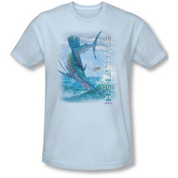 Wildlife - Mens Leaping Sailfish Slim Fit T-Shirt