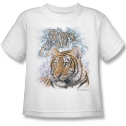 Wildlife - Little Boys Tigers T-Shirt