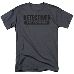 Funny Tees - Mens Detectives Do It T-Shirt