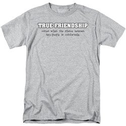 Funny Tees - Mens True Friendship T-Shirt