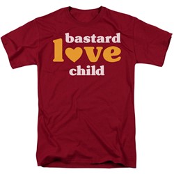 Funny Tees - Mens Bastard Love Child T-Shirt