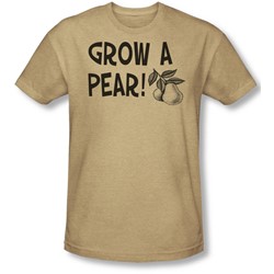 Funny Tees - Mens Grow A Pear T-Shirt