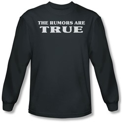 Funny Tees - Mens Rumors Are True Longsleeve T-Shirt