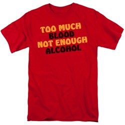 Funny Tees - Mens Not Enough Alcohol T-Shirt