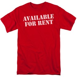 Funny Tees - Mens Available For Rent T-Shirt