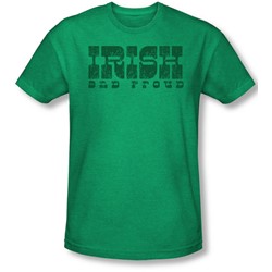 Funny Tees - Mens Irish And Proud T-Shirt