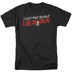 Funny Tees - Mens I Am Trouble T-Shirt