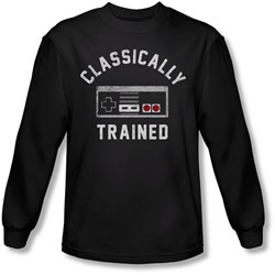 Funny Tees - Mens Classically Trained Longsleeve T-Shirt