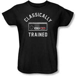 Funny Tees - Womens Classically Trained T-Shirt
