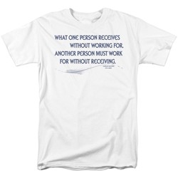 Funny Tees - Mens One Person Receives T-Shirt