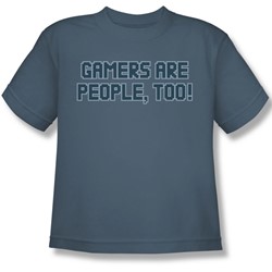 Funny Tees - Big Boys Gamers Are People T-Shirt
