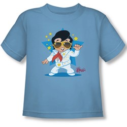 Elvis - Jumpsuit Toddler T-Shirt In Carolina Blue