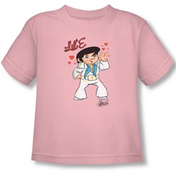 Elvis - Lil' E Toddler T-Shirt In Pink