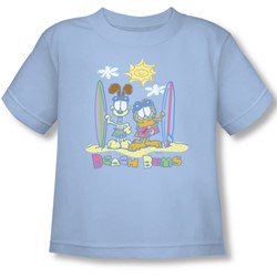 Garfield - Beach Bums Toddler T-Shirt In Light Blue