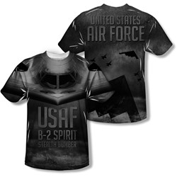 Air Force - Mens Stealth (Front/Back Print) T-Shirt