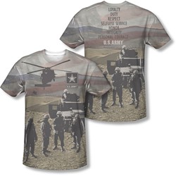 Army - Mens Values (Front/Back Print) T-Shirt