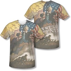 Army - Mens Vintage Poster (Front/Back Print) T-Shirt