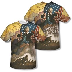 Army - Mens Vintage Poster (Front/Back Print) T-Shirt