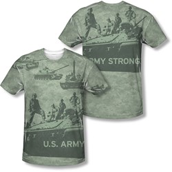 Army - Mens Tank Up (Front/Back Print) T-Shirt