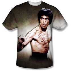 Bruce Lee - Mens Scratched T-Shirt