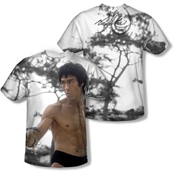 Bruce Lee - Youth Battle Ready (Front/Back Print) T-Shirt