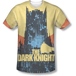 Batman - Mens Bat Building T-Shirt