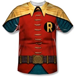 Batman - Mens Robin Costume T-Shirt