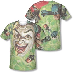 Batman - Mens Laugh Gas (Front/Back Print) T-Shirt
