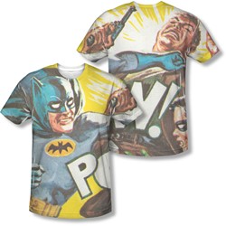 Batman - Mens On The Chin (Front/Back Print) T-Shirt