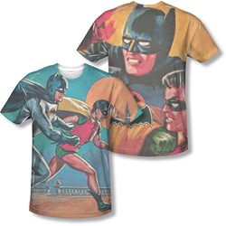 Batman - Mens Let'S Go (Front/Back Print) T-Shirt