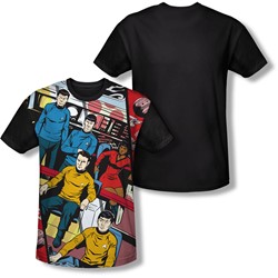 Star Trek - Mens Long Panel T-Shirt