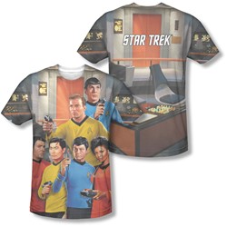 Star Trek - Mens Bridge (Front/Back Print) T-Shirt