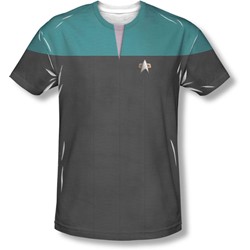 Star Trek - Mens Voyager Science Uniform T-Shirt